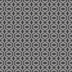 Abstract Repeat Backdrop With Lace geometric Ornament. Seamless Design For Prints, Textile, Decor, Fabric. Super Vector Pattern. Grey color