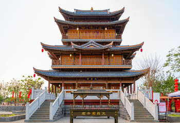 Obraz premium Wenchang Pavilion of Confucius Cultural City, Suixi County