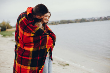 couple near water