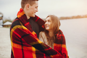 couple near water