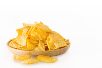 Crispy potato chips