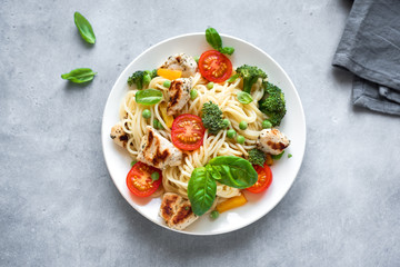Chicken and Vegetables Pasta