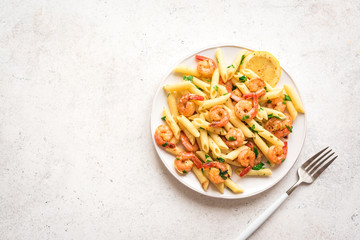 Penne Pasta with Prawns