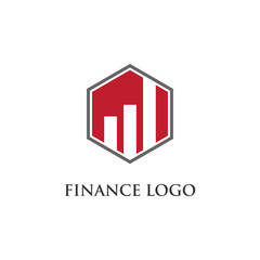 accounting, finance, logo design vector
