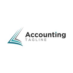 accounting, finance, logo design vector
