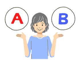 シニア女性　選択肢