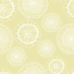 Abstract Elegance Seamless pattern with floral