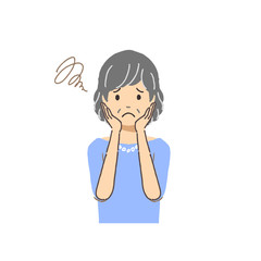 シニア女性　悩み