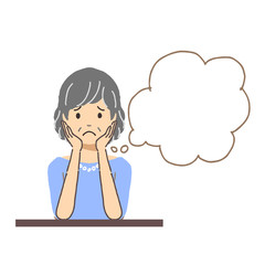 シニア女性　悩み
