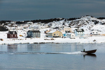Winter in Durrell Harbour of Twillingate NL Canada