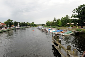 Greifswald-Wieck, historische Holzklappbrücke