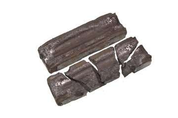 coal isolated on white background