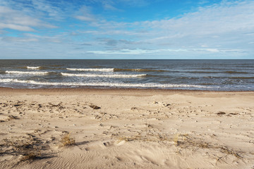 Baltic sea coastline.