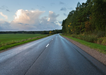 View to the road.