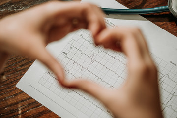 ECG and pulse test cardiology