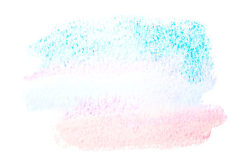 watercolor blue with paper texture. paint on paper.