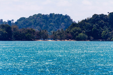 Tree covered islands in Thailand
