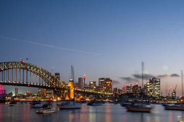 Fototapeta na wymiar Sydney city nigth