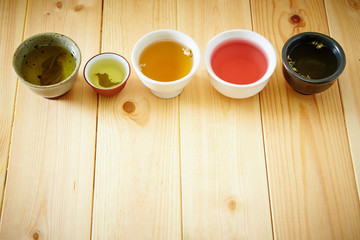 Various tea background