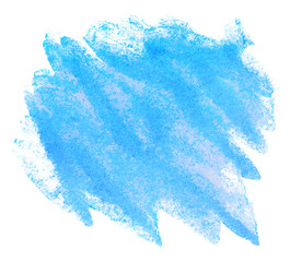 watercolor blue with paper texture. paint on paper.