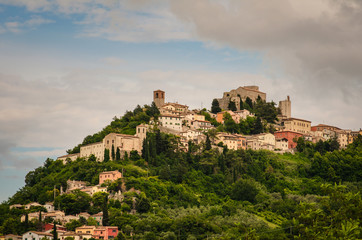 Fototapeta na wymiar view of San Marino Borgo Maggiore