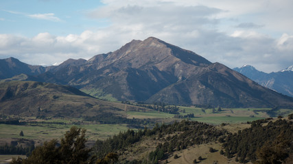 View from Mount Iron, Wanaka, New Zealand