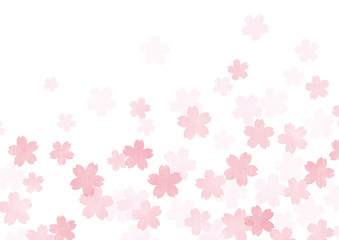 桜　花　春　テクスチャ　和紙　背景　ピンク