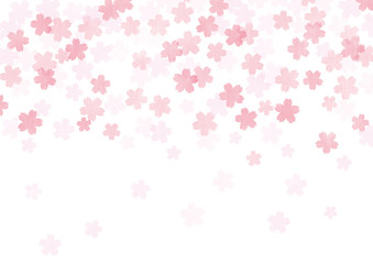 桜　花　春　テクスチャ　和紙　背景　ピンク