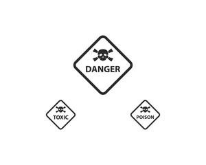 Warning icon vector