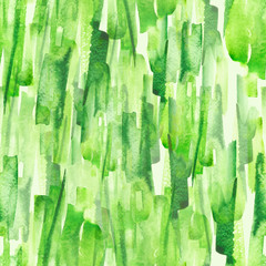 Watercolor seamless background, blot, blob, splash of green paint.  Watercolor green spot, abstraction. Abstract art illustration, scenic background. Beautiful bright pattern. Grunge texture