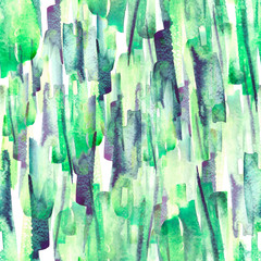 Watercolor seamless background, blot, blob, splash of green paint.  Watercolor green spot, abstraction. Abstract art illustration, scenic background. Beautiful bright pattern. Grunge texture