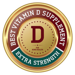 Vitamin D Supplement Badge