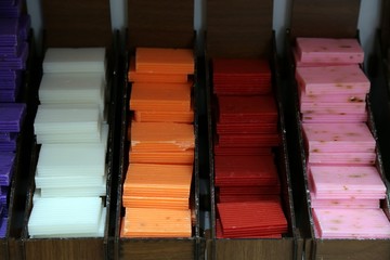 Soaps in every color 