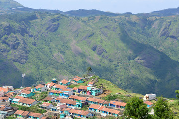 Poombarai Village and terraced farming in Kodaikanal