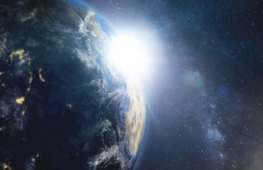 Erdekugel - Weltraum - Astronomie