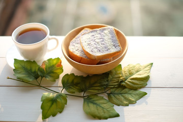 Purple Sweet Potato and coffee