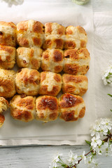 Easter hot cross buns