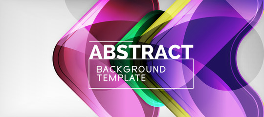 Light effects glossy arrows background