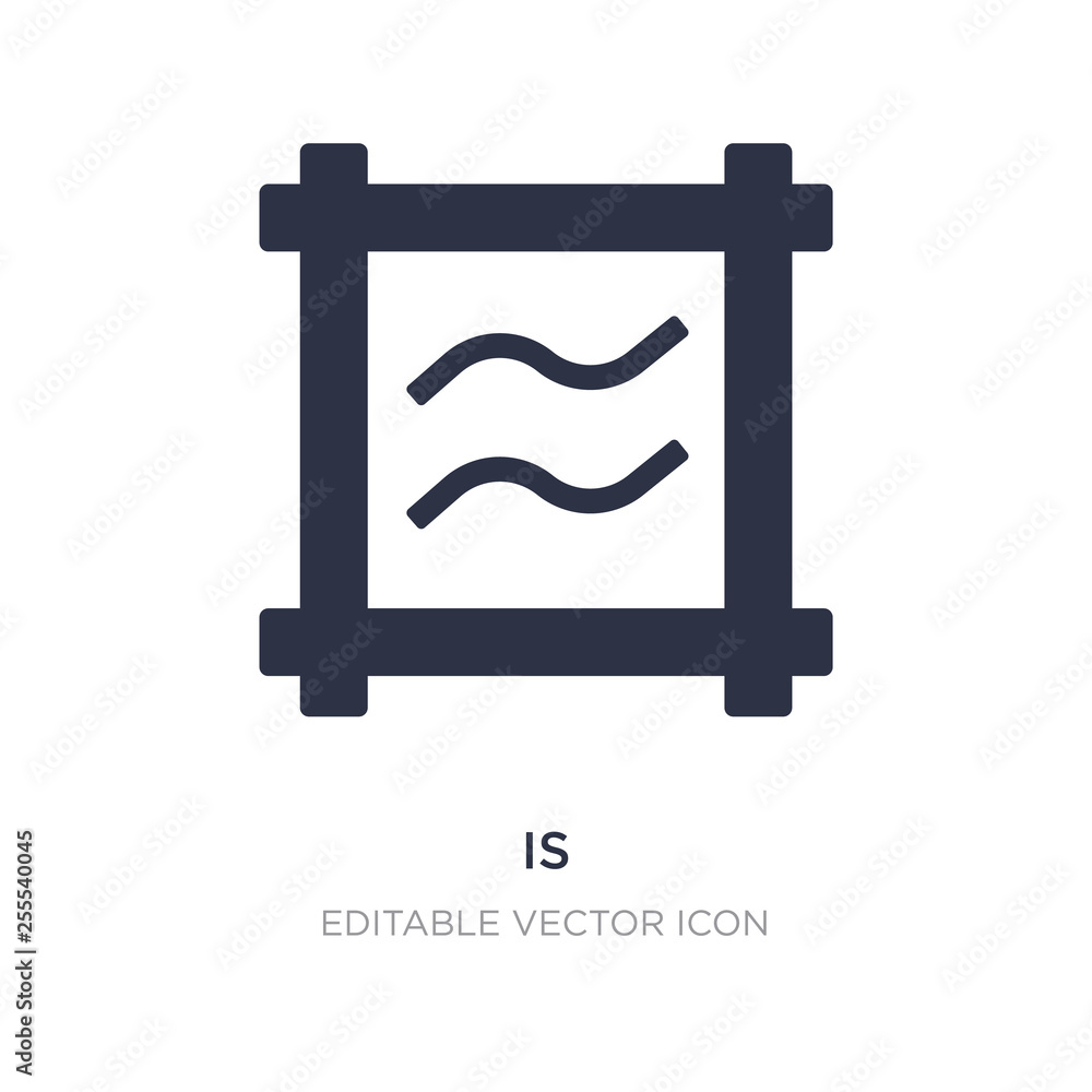 Poster is approximately equal to icon on white background. simple element illustration from shapes concept.