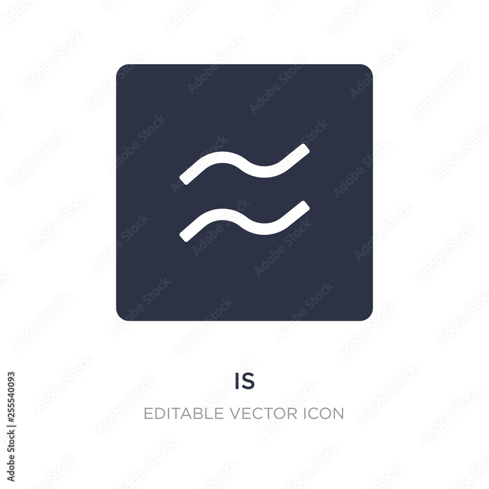 Poster is approximately equal to icon on white background. simple element illustration from shapes concept.