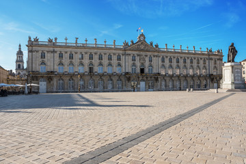 Fototapeta na wymiar City hall of Nancy with Stanislas Square