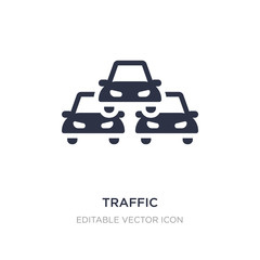 Obraz premium traffic icon on white background. Simple element illustration from Signs concept.