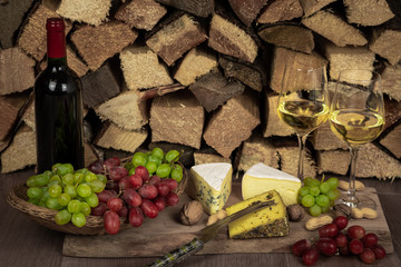 Obraz premium tasty wine dinner