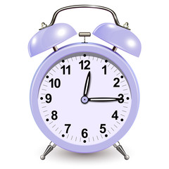 Alarm clock icon, vector 3D design