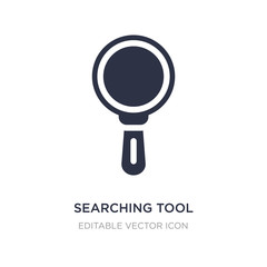 searching tool icon on white background. Simple element illustration from Tools and utensils concept.