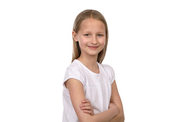 Junges Mädchen lächelt