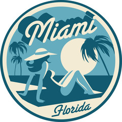 Miami Beach postcard