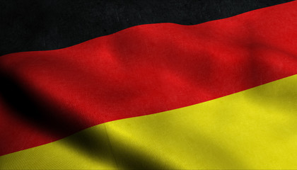Germany Waving Flag in 3D