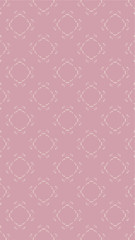 Ornate geometric pattern and two-tone abstract background