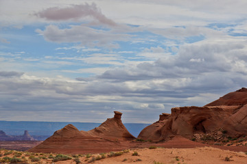 Naklejka premium desert landscape arizona page